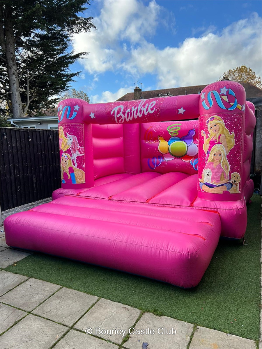 Hire Barbie Castle, Inflatable Girl Barbie Castle Hire In London