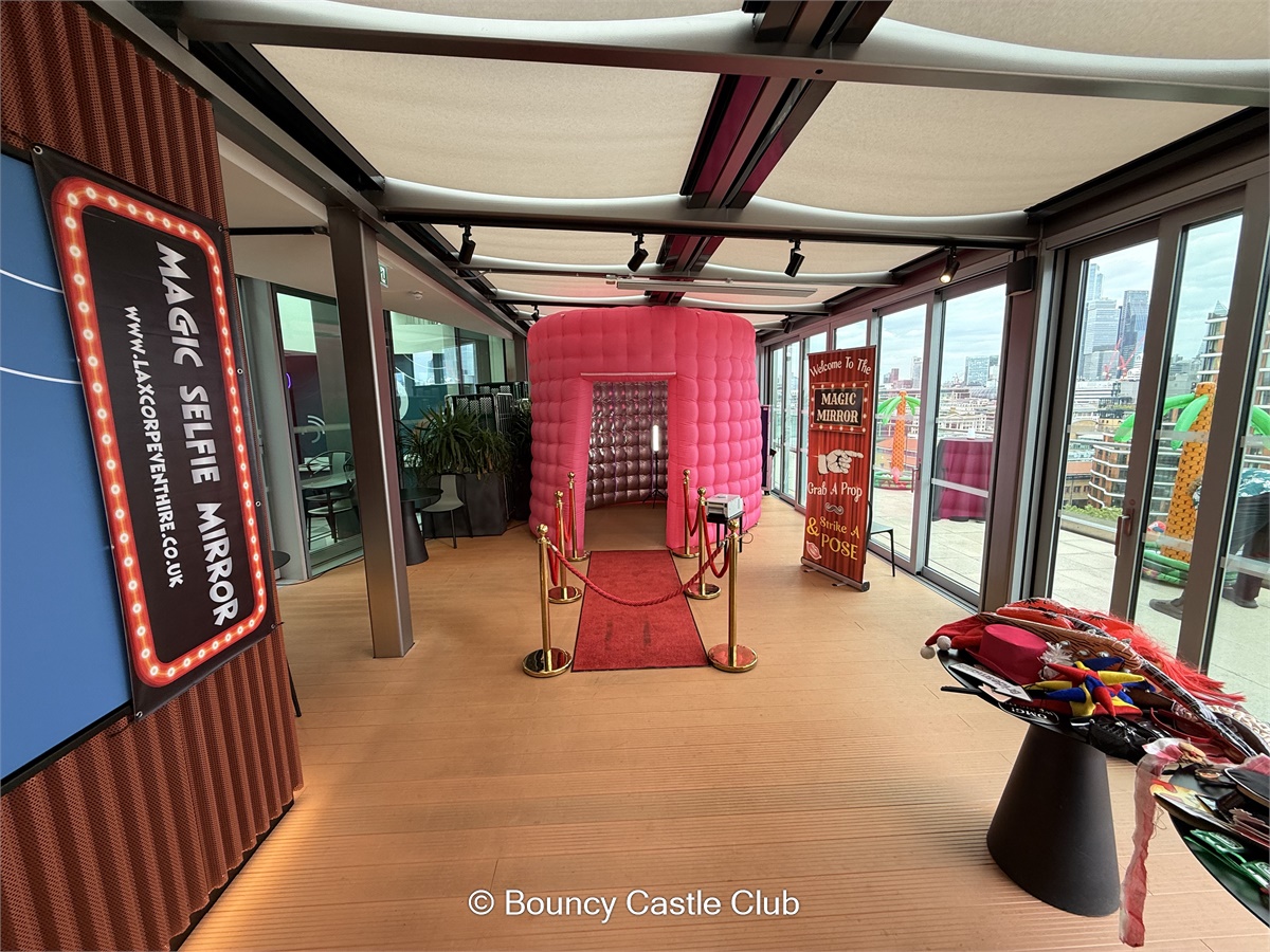 Photo Booth London,Magic Mirror Selfie Booth Hire with Unlimited Print